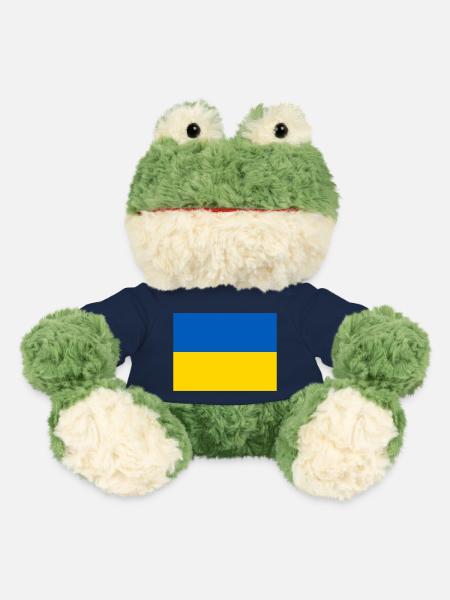 Ukraine Flagge - MiniFeet® Frosch Torge - French Navy