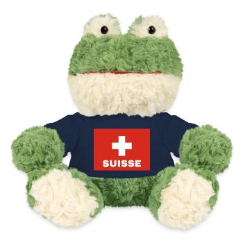 Schweizer Flagge - MiniFeet® Frosch Torge - French Navy - Vorne