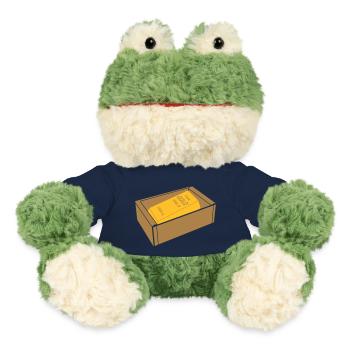boîte avec lingot d'or - Grenouille Torge MiniFeet® - bleu marine - Devant