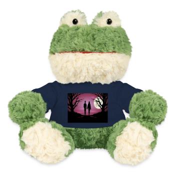 Liebespaar spaziert in einer Vollmondnacht Sticker - MiniFeet® Frosch Torge - French Navy - Vorne