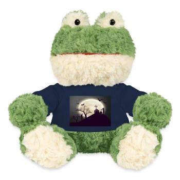 Halloween cemetery with zombies - MiniFeet® Frog Torge - french navy - Front