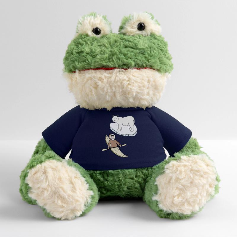 Eskimokind im Kayak und Eisbär MiniFeet® Frosch Torge