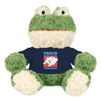 Poméranien Dad Zwergspitz Dog Owner Cadeau - Grenouille Torge MiniFeet® - bleu marine - Devant