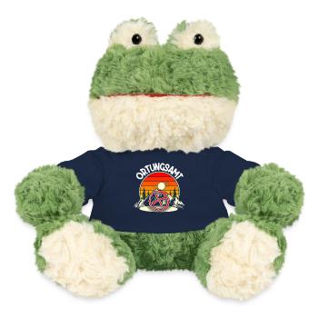 Geocaching Geocache Geocacher - MiniFeet® Frosch Torge - French Navy - Vorne