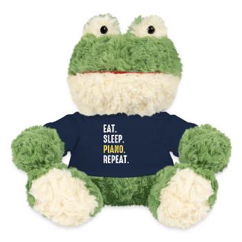 Piano Klavier Pianist Instrument - MiniFeet® Frosch Torge - French Navy - Vorne