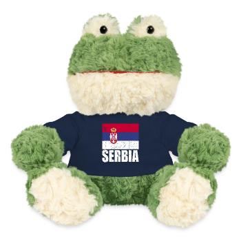 Drapeau de la Serbie - Grenouille Torge MiniFeet® - bleu marine - Devant