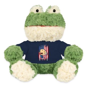 July 4th Dog USA Independence Day - MiniFeet® Frog Torge - french navy - Front