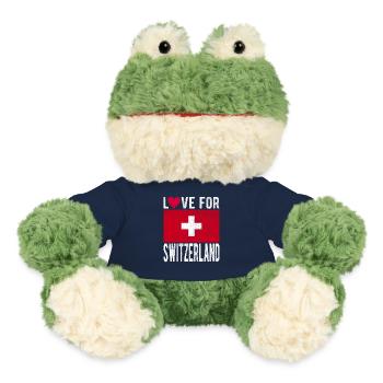 Drapeau de la Suisse - Grenouille Torge MiniFeet® - bleu marine - Devant