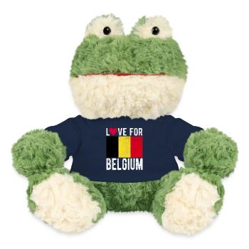 Belgique Souvenir - Grenouille Torge MiniFeet® - bleu marine - Devant