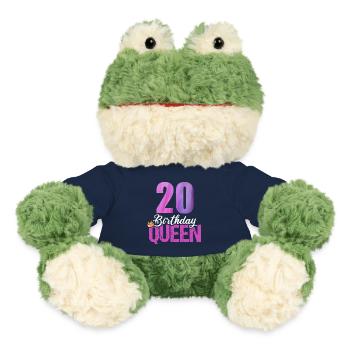 20 Years Old 20 Birthday Birthday Queen - MiniFeet® Frog Torge - french navy - Front