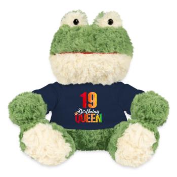 19 years old 19 birthday Birthday Queen - MiniFeet® Frog Torge - french navy - Front