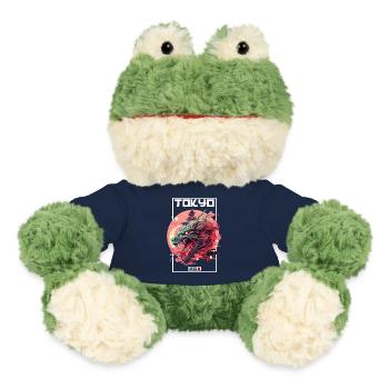 Tokio Asien 80er Japanischer Retro Drache Drachen - MiniFeet® Frosch Torge - French Navy - Vorne