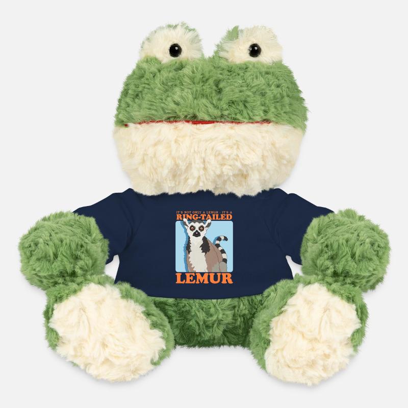 Lemur Ringed Tail Ringed Lemur Gift - MiniFeet® Frog Torge - french navy