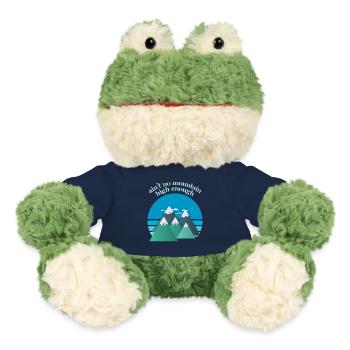 Bergsteiger und Bergwandern, Berge Wandern Spruch - MiniFeet® Frosch Torge - French Navy - Vorne