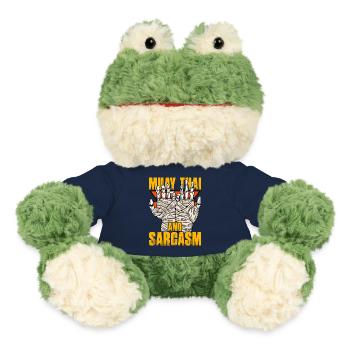 Muay Thai and Sarcasm - MiniFeet® Frog Torge - french navy - Front