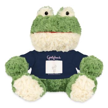 18. Geburtstag Gästebuch Spruch Geburtstagsspruch - MiniFeet® Frosch Torge - French Navy - Vorne