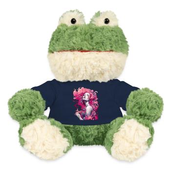 Beautiful female paint art Face colorful woman - MiniFeet® Frog Torge - french navy - Front