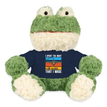 3D Drucker 3D Druck - MiniFeet® Frosch Torge - French Navy - Vorne