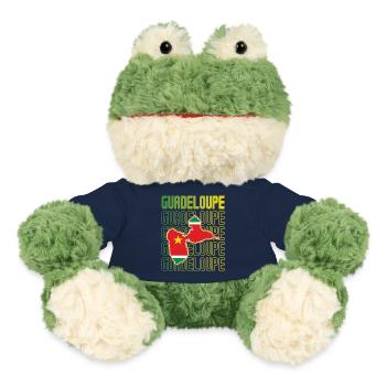 idee cadeau design drapeau de la guadeloupe - Grenouille Torge MiniFeet® - bleu marine - Devant