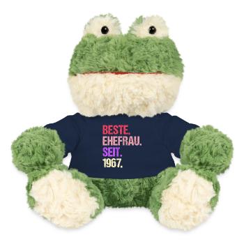 Valentinstag Beste Ehefrau Seit 1967 - MiniFeet® Frosch Torge - French Navy - Vorne