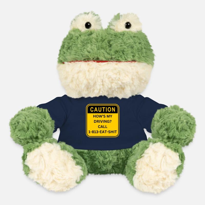 HOW S MY DRIVING CALL EAT SHIT SHIELD - MiniFeet® Frog Torge - french navy