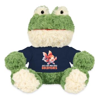 poisson rouge - Grenouille Torge MiniFeet® - bleu marine - Devant