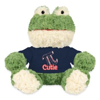 Pi Day Cutie Pi - MiniFeet® Frog Torge - french navy - Front