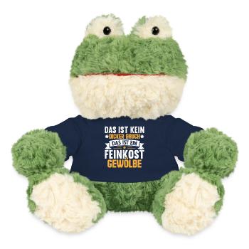 Feinkostgewölbe Fun Shirt – Kein dicker Bauch - MiniFeet® Frosch Torge - French Navy - Vorne