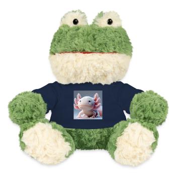Süßer Axolotl – Lustiges Wasserwesen - MiniFeet® Frosch Torge - French Navy - Vorne