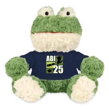 ABITUR 2025 ABI Geschafft Abiturient Lustiges - MiniFeet® Frosch Torge - French Navy - Vorne