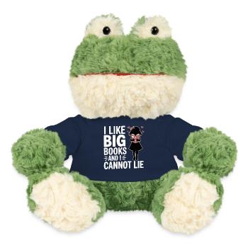 I Like Big Books And I Cannot Lie Library Reading - MiniFeet® Frog Torge - french navy - Front