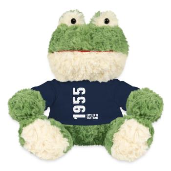 70 Jahre 1955 Geburtstagsgeschenk - MiniFeet® Frosch Torge - French Navy - Vorne