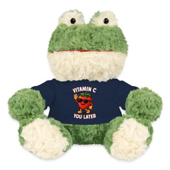 Drôle de fraise vitamine C fruits fruits - Grenouille Torge MiniFeet® - bleu marine - Devant