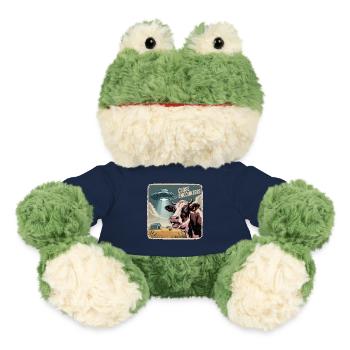 Rencontre extraterrestre avec une vache et un OVNI - Grenouille Torge MiniFeet® - bleu marine - Devant