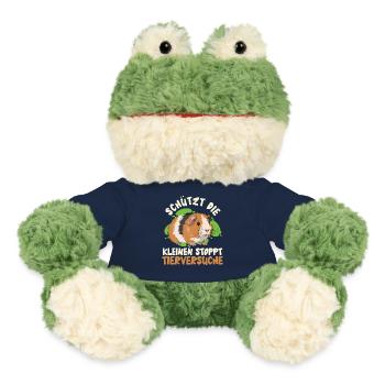 Tierwohl SCHÜTZE DIE KLEINEN STOPPT TIERVERSUCHE - MiniFeet® Frosch Torge - French Navy - Vorne