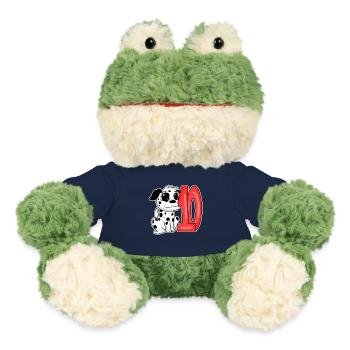 10 Jahre alt - Dalmatiner - 10. Geburtsta - MiniFeet® Frosch Torge - French Navy - Vorne
