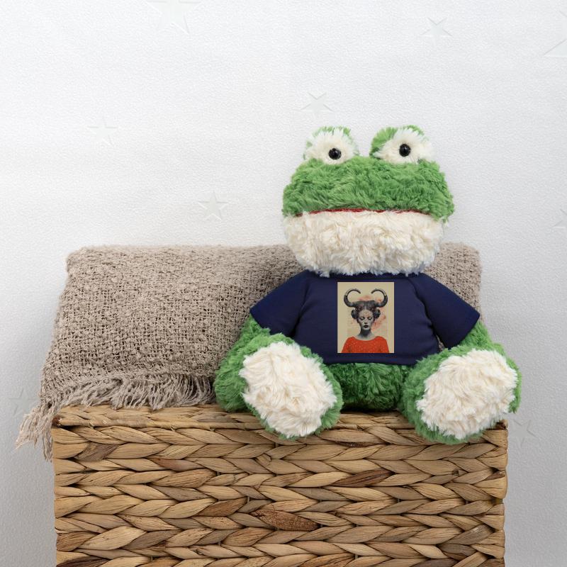 Steinbock Collage Kunst Astrologie MiniFeet® Frosch Torge
