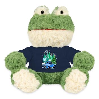 Winter Pick-Up Weihnachtsprint - MiniFeet® Frosch Torge - French Navy - Vorne