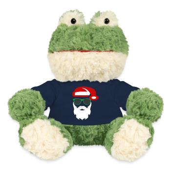 Père noël branché - Grenouille Torge MiniFeet® - bleu marine - Devant
