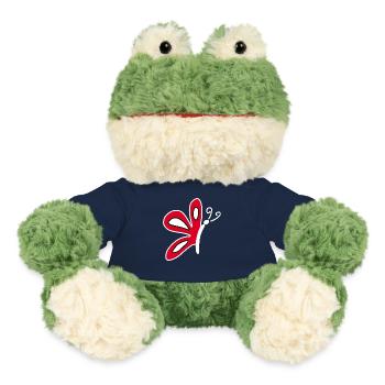 Papillons rouges - Grenouille Torge MiniFeet® - bleu marine - Devant