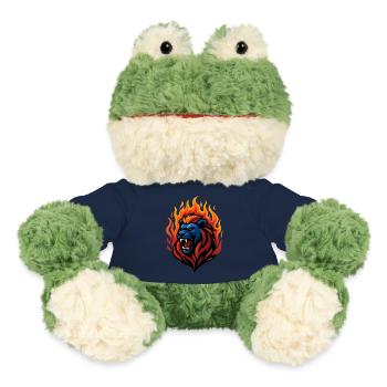 Löwe – Brüllende Flamme | Urbanes Zodiac-Maskottchen - MiniFeet® Frosch Torge - French Navy - Vorne
