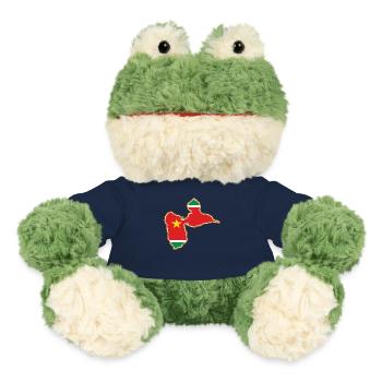drapeau carte géographique de la guadeloupe - Grenouille Torge MiniFeet® - bleu marine - Devant