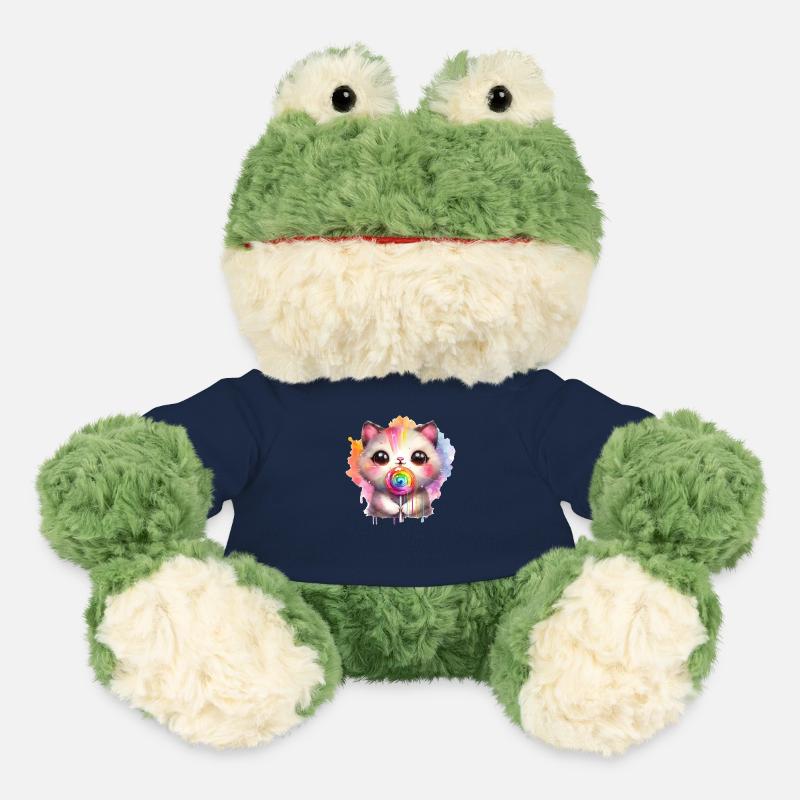 Kitty Kat with Lollipop - MiniFeet® Frog Torge - french navy