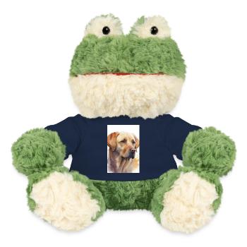 Labrador Dog Watercolor Dogs - MiniFeet® Frog Torge - french navy - Front