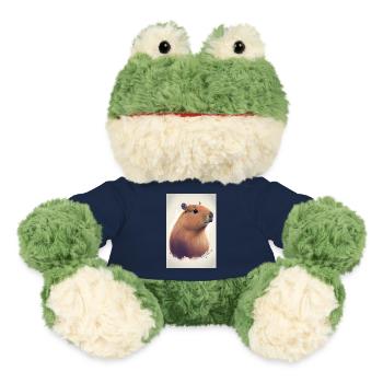Capybara capybara Capybaras animal dessinateur - Grenouille Torge MiniFeet® - bleu marine - Devant