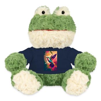 Kolibri Kolibris Vogel Hummingbird Tier Drawn - MiniFeet® Frosch Torge - French Navy - Vorne