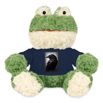 Raven Raven Crow Crows Bird Animal Portrait - MiniFeet® Frog Torge - french navy - Front