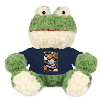 Bunte Steine - MiniFeet® Frosch Torge - French Navy - Vorne