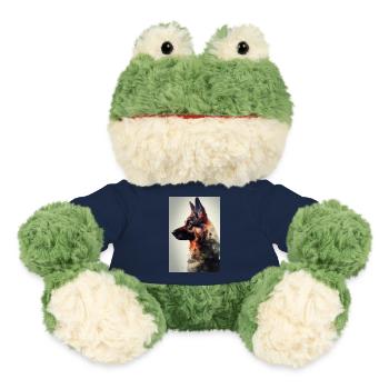 German Shepherd Dog Malinois double - MiniFeet® Frog Torge - french navy - Front