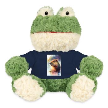 Capybara Wasserschwein Nagetier Tier Watercolor - MiniFeet® Frosch Torge - French Navy - Vorne